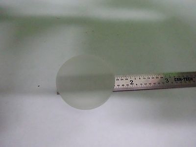 MICROSCOPE PART OPTICAL LENS DIFFUSER FROSTED FLAT THICK AS IS OPTICS BIN#V7-27