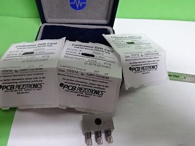 PCB PIEZOTRONICS 356A70 TRIAXIAL HIGH TEMPERATURE ACCELEROMETER AS IS #8-DT