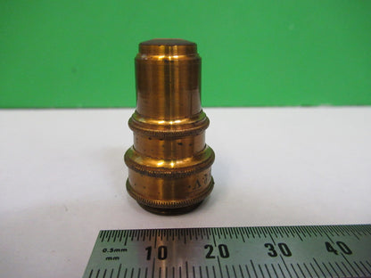 ANTIQUE SEIBERT "V" GERMANY OBJECTIVE LENS MICROSCOPE PART AS PICTURED T3-C-06