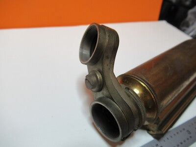 Antique Bausch & Lomb Tubus Nose Brass 1890's Microscope Part