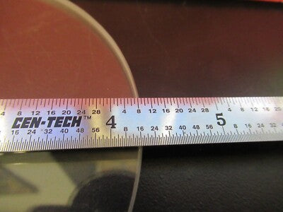 Optical Huge Glass Plate 4.25" Diameter Optics