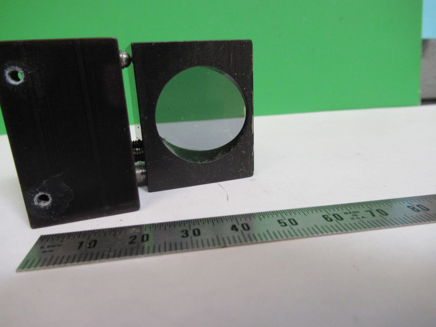 OLYMPUS JAPAN MOUNTED BEAM SPLITTER OPTICS MICROSCOPE PART AS PICTURED T6-B-09