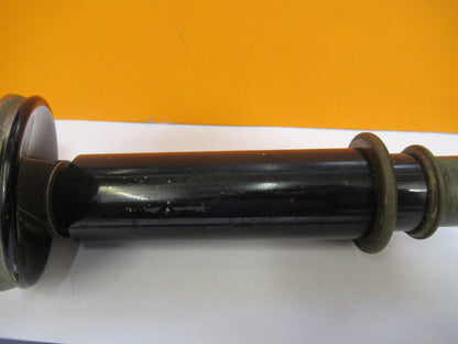 Antique Bausch & Lomb Brass Tubus + Nosepiece Microscope Part