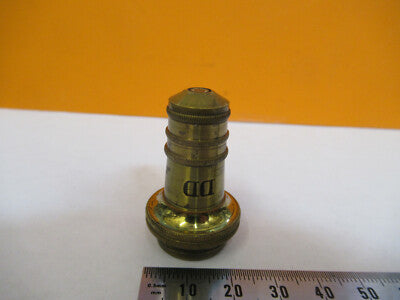 Antique Carl Zeiss AG Dd Brass Objective Microscope Part