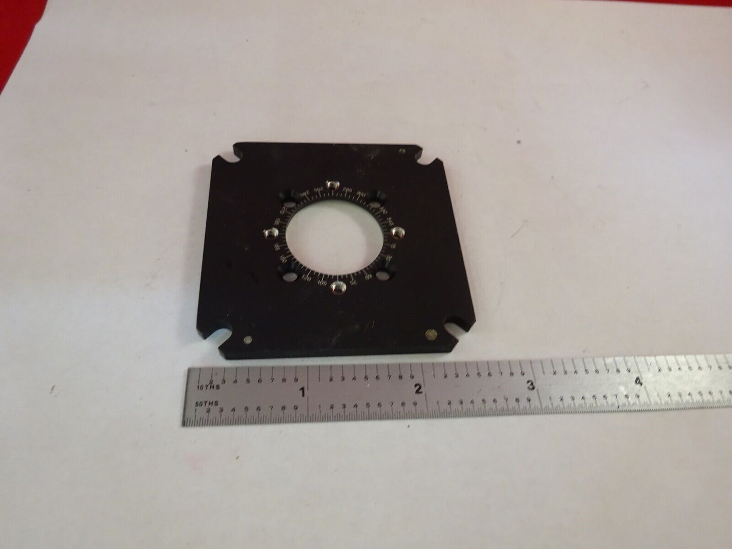 Aluminum Plate for Polarizer Rotation Indicator Part Optics