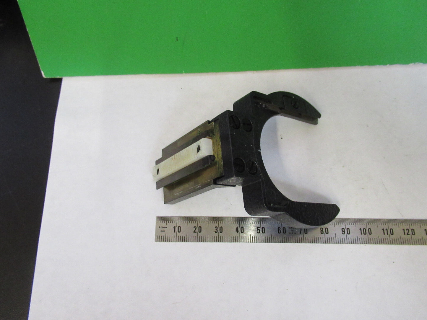 LEITZ GERMANY CONDENSER HOLDER SM HM LUX MICROSCOPE PART AS PICTURED X2-A-34