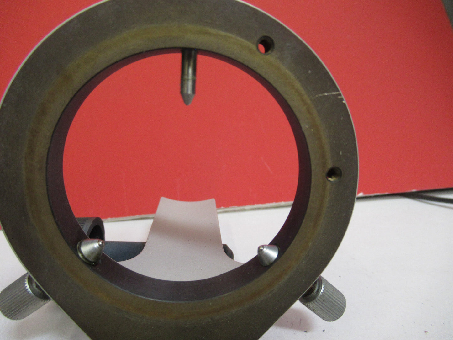 Carl Zeiss AG Germany Condenser Holder Center Microscope Part