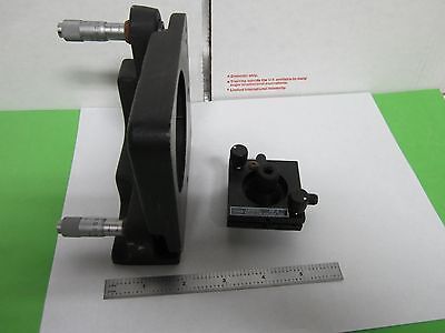 OPTICAL NEWPORT PARTS [rostig] sowie LASER OPTICS BIN#M5-15