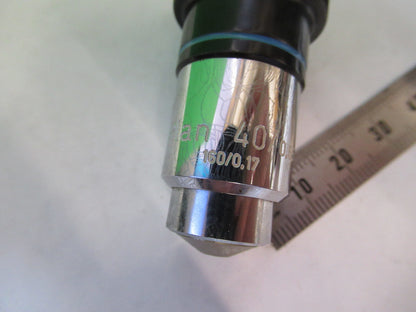 CARL ZEISS 40X /160 LENS OBJECTIVE OPTICS MICROSCOPE PART AS PICTURED &G7-A-19