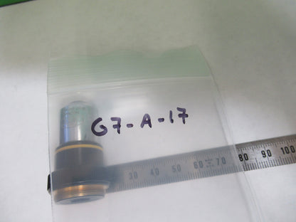 CARL ZEISS 10X /160 LENS OBJECTIVE OPTICS MICROSCOPE PART AS PICTURED &G7-A-17