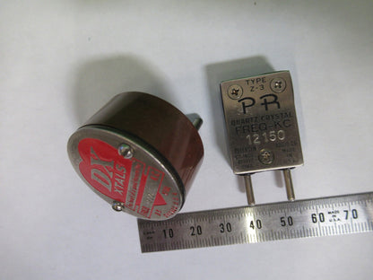 ANTIQUE DX PR XTALS QUARTZ CRYSTAL FREQUENCY CONTROL RADIOA AS PICTURED T6-B-36