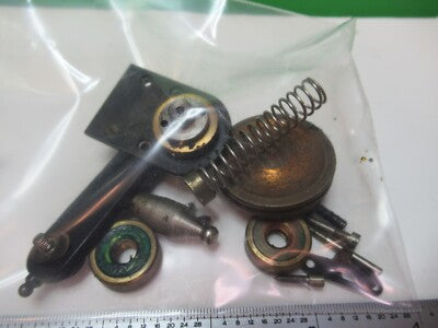 Antique Brass Bausch & Lomb Spare Guts Microscope Part Optics