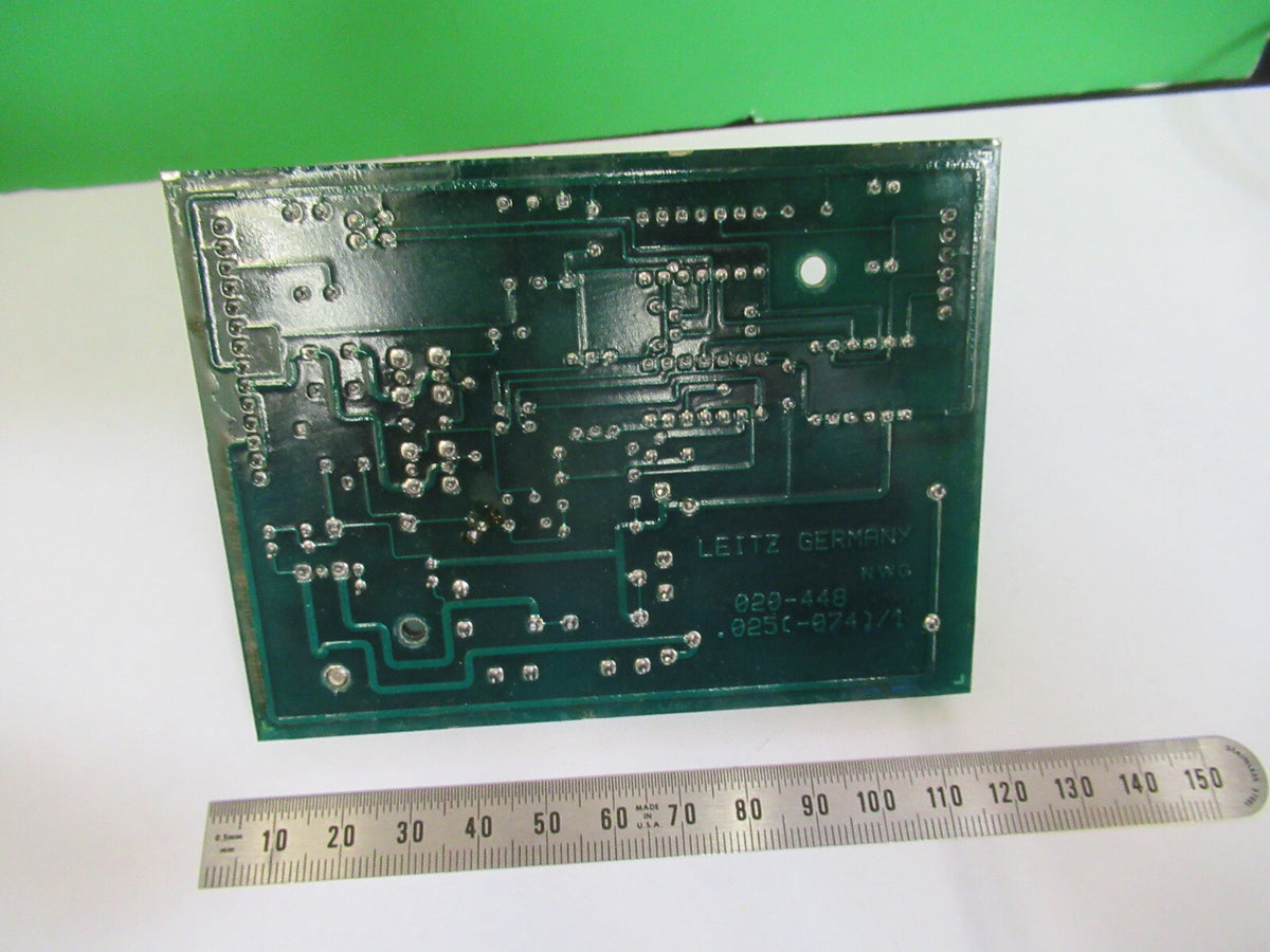 LEITZ GERMANY ERGOLUX CIRCUIT BOARD MICROSCOPE PART AS PICTURED &R2-B-87
