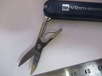 SWISS ARMY KNIFE PROMOTIONAL MEGGITT VIBRO-METER SWITZERLAND AS PICTURED T1-A-15
