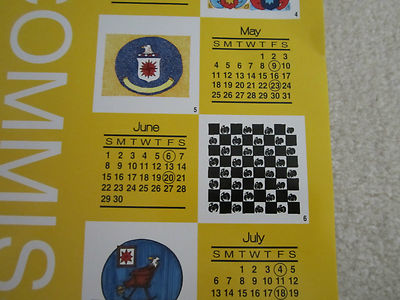 CIA 1997 CALENDAR 50th ANNIVERSARY CENTRAL INTELLIGENCE AGENCY COLLECTABLE