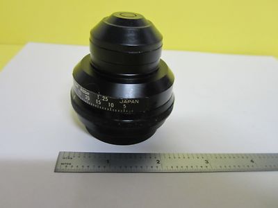 MICROSCOPE PART NIKON ABBE CONDENSER JAPAN OPTICS AS IS BIN#U7-05