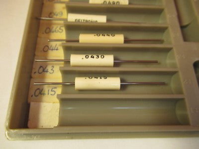 Calibrated Pins Inspection Metrology Deltronic 0.0415" Set