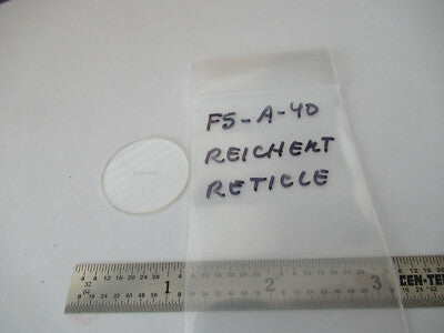 REICHERT POLYVAR AUSTRIA RETICLE MICROMETER MICROSCOPE PART AS PICTURED &F5-A-40