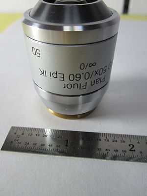 MICROSCOPE OBJECTIVE REICHERT FLUOR 50X POLYCON DIC INFINITY OPTICS B#11-DT-A