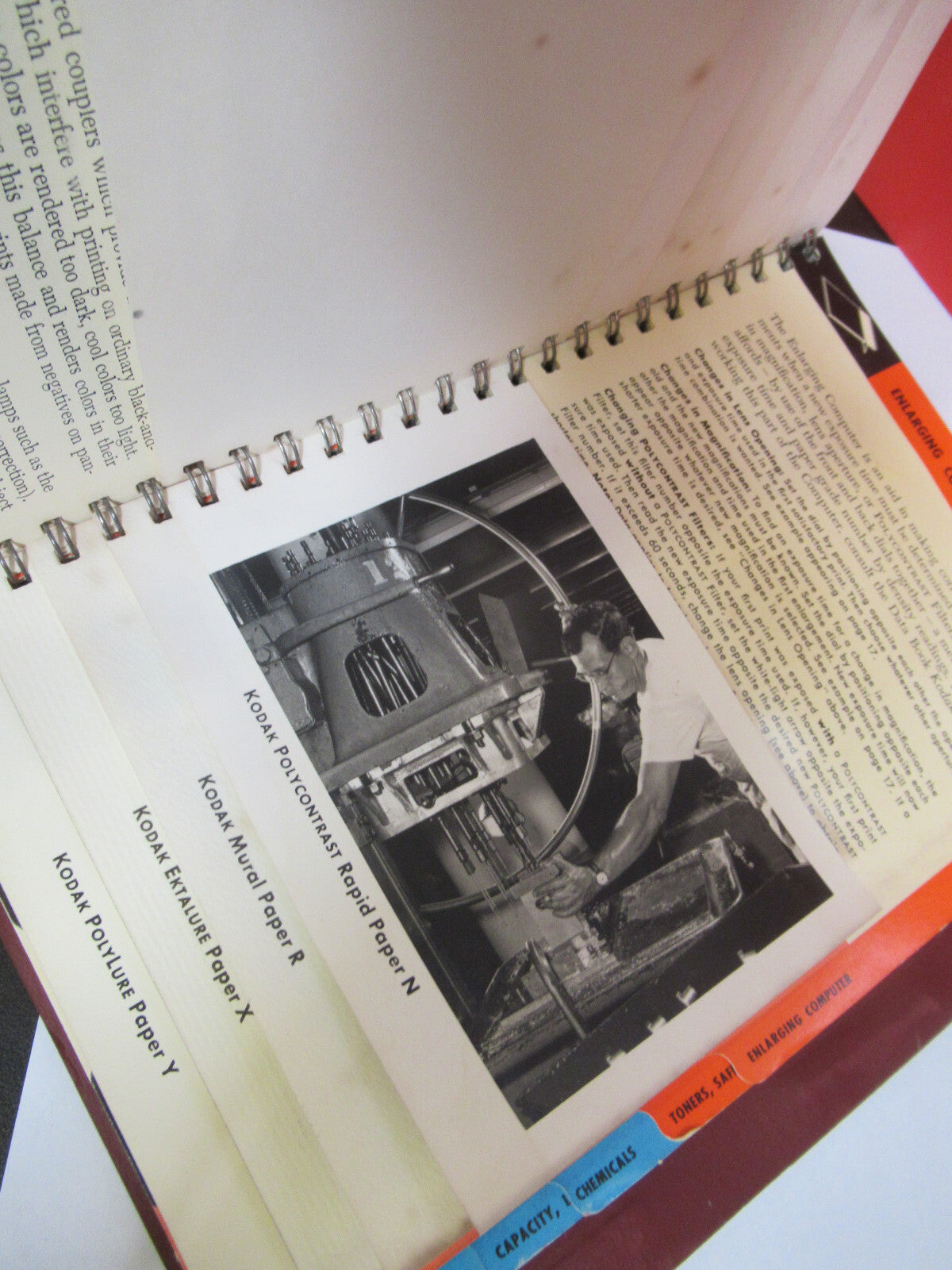 KODAK MASTER DARKROOM DATAGUIDE BOOKLET circa 1970 AS PICTURED S6-A-63