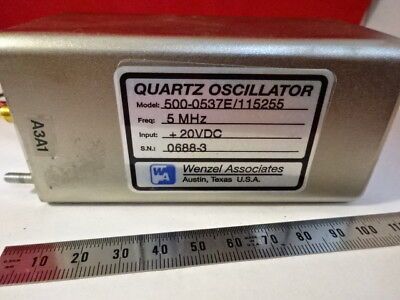 WENZEL MITEQ 5 MHz LOW PHASE NOISE QUARTZ OSCILLATOR FREQUENCY STANDARD #6V-A-33