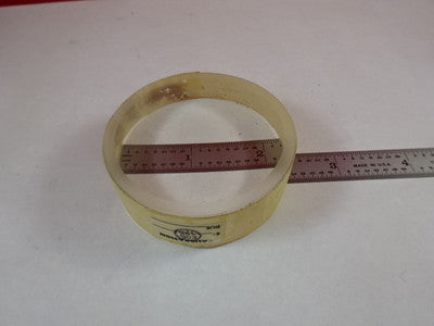 OPTICAL GLASS CONCAVE CALIBRATION LENS OPTICS AS IS B#T3-F-03