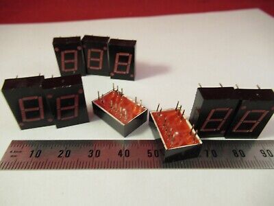 LOT 9 PCS LED SEGMENTS NUMBER DISPLAY 1990-0431 COMPONENT AS PICTURED &P7-FT-82