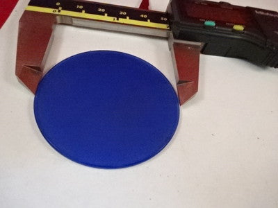 Microscope Part Blue Dull Glass Large Round Filter Optics