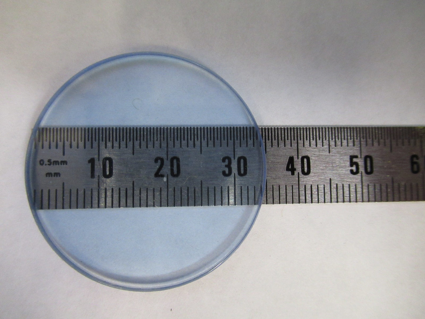 ZEISS GERMANY GLASS FILTER LIGHT BLUE OPTICS MICROSCOPE PART AS PICTURED V8-B-26