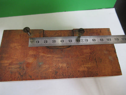 Spencer Lens Co. American Optical Co. Wood Carved for Cabinet Microscope Part