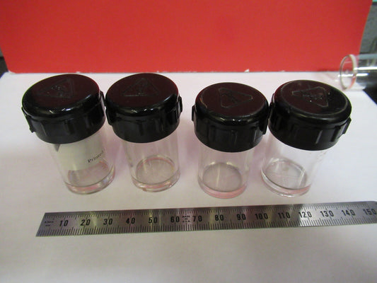 LOT BAUSCH LOMB PLASTIC CANISTER OBJECTIVE MICROSCOPE PART AS PICTURED T9-A-05