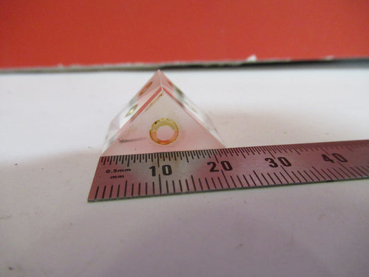 OLYMPUS JAPAN  GLASS PRISM HEAD MICROSCOPE PART AS PICTURED  T1-A-58