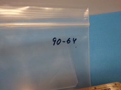 MICROSCOPE PART OPTICAL SQUARE GLASS STAGE OPTICS AS IS  #90-64