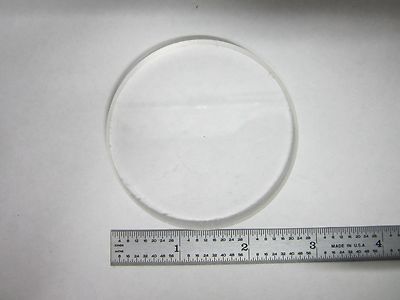 Optical Clear Thick Glass Preform [chips on edge] Laser Optics