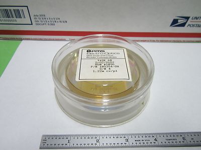 OPTICAL CX PL ZIRCONIUM OXIDE COATED LENS LASER OPTICS PHOTONICS BIN#R1-02