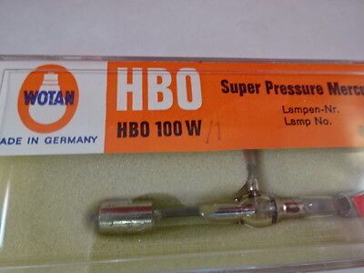 MICROSCOPE PART OSRAM GERMANY HBO LAMP BULB 100W/1 LEITZ OPTICS AS IS B#U7-B-03