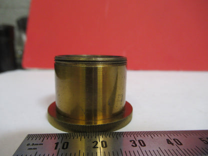 ANTIQUE BRASS UK RJ BECK DARK PHASE CONDENSER MICROSCOPE AS PICTURED &F8-A-65