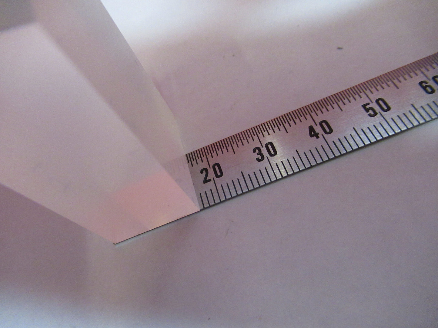 OPTICAL RECTANGULAR CONVEX LENS UNCOATED OPTICS  AS PICTURED T1-A-74