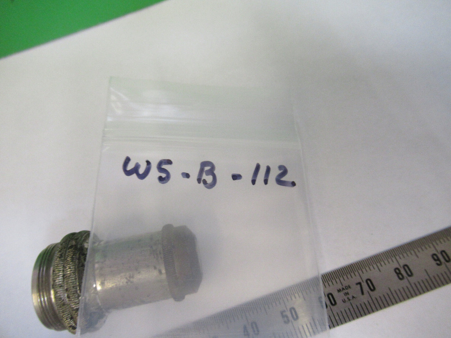 Olympus Objective Antique Lens 6X Plan Optics Microscope Part AS Pictur