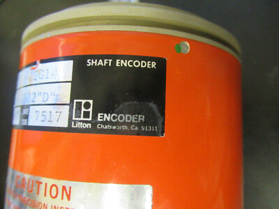 LITTON SHAFT ENCODER [bent bottom] AS PICTURED &5k-ft-70