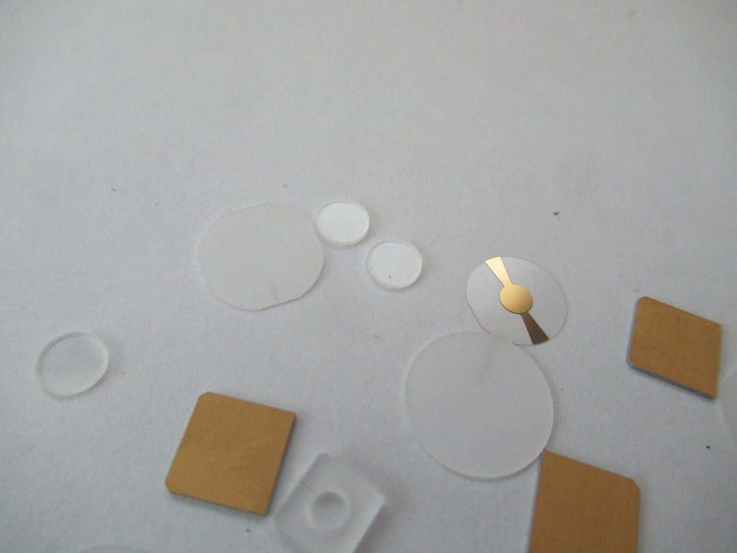 LOT BLANK PIEZOELECTRIC QUARTZ CRYSTAL X- Y- YX-CUT PIEZO SENSOR AS PIC #F5-A-53