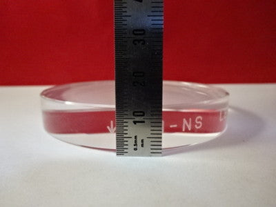 Optical Flat Wyko Fused silica 75mm Dia Uncoated 1/10 wave Laser Optics