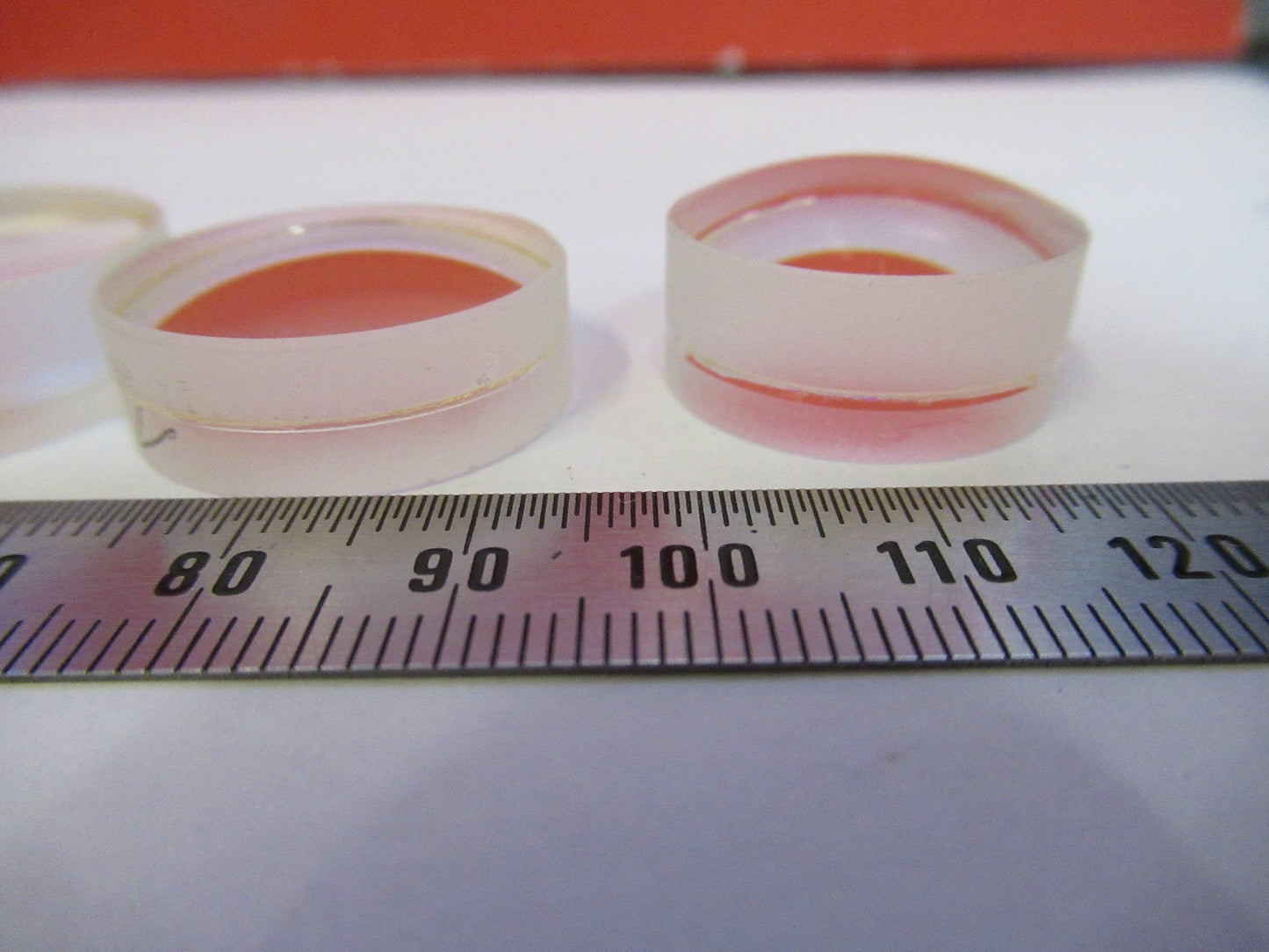 AUS JENA GERMANY LOT GLASS LENSES MICROSCOPE PART AS PICTURED V8-B-61