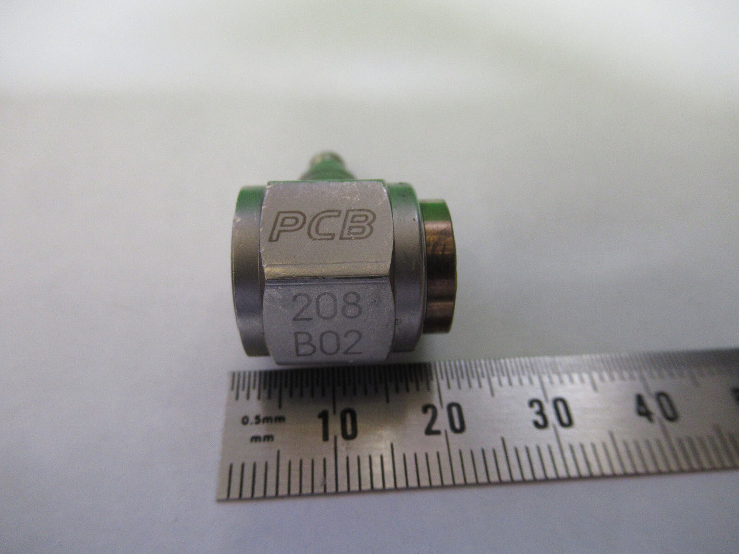 PCB PIEZOTRONICS LOAD CELL FORCE SENSOR 208B02 AS PICTURED  #G2-A-07
