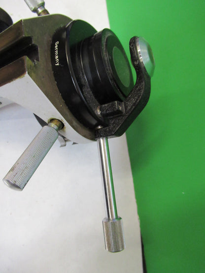 ZEISS GERMANY POL CONDENSER + POLARIZER HOLDER MICROSCOPE PART AS PICTURED X9B64