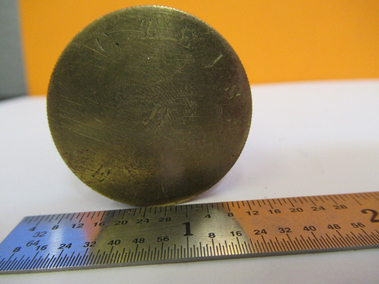 ANTIKE LEERE ZEISS DEUTSCHLAND 1800 MESSING-DOSE MIKROSKOP-TEIL wie abgebildet A2-A-19