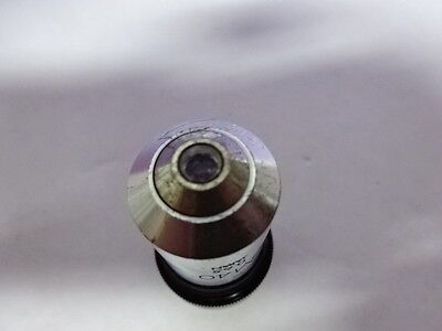 CHIPPED OBJECTIVE OLYMPUS M40 MICROSCOPE PART OPTICS AS PICTURED &Z6-05