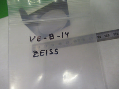 ZEISS GERMANY  MOUNTED MIRROR FLAT MICROSCOPE PART AS PICTURED V8-B-14