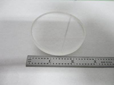 Optical Clear Thick Glass Preform [chips on edge] Laser Optics
