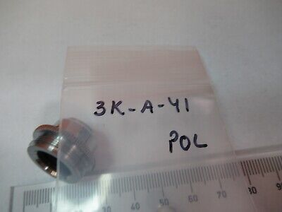 LEITZ WETZLAR POL OBJECTIVE 6L OPTIC 215mm MICROSCOPE PART AS PICTURED &3K-A-41